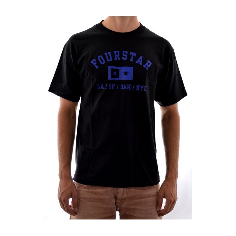 T-Shirt Fourstar Classics Athletic - Black/Blue