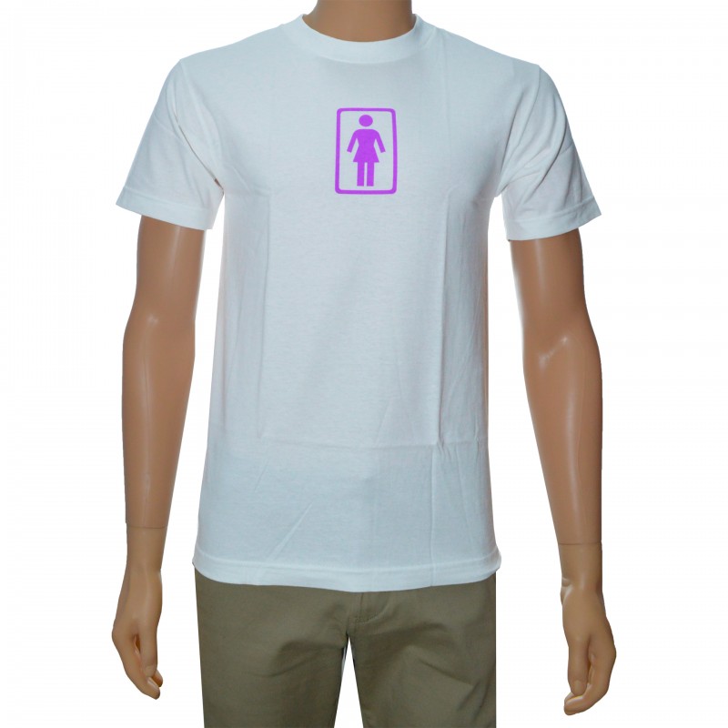 T-Shirt Girl OG - White/Purple