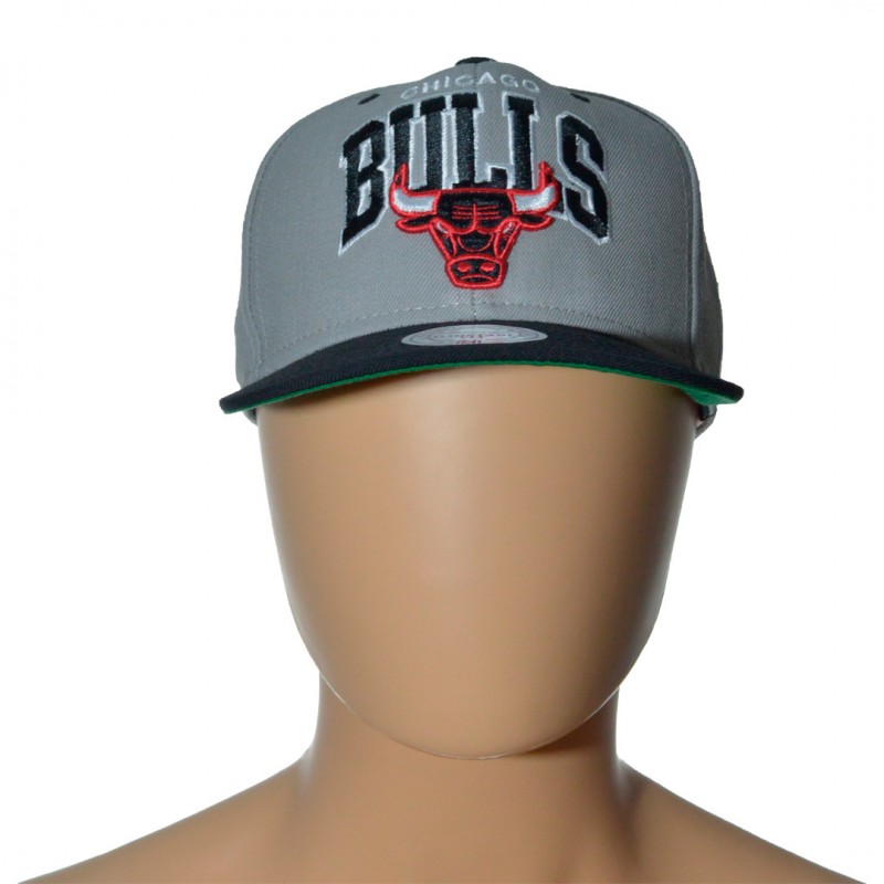 Boné Mitchell & Ness Team Arch Chicago Bulls - Grey