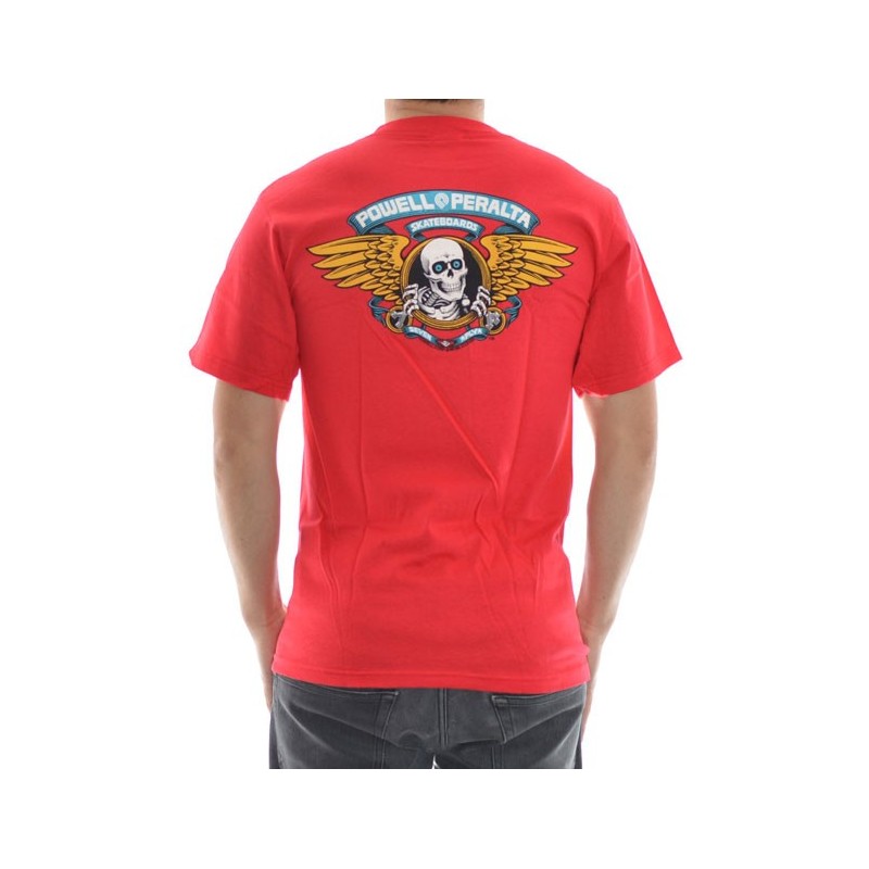 T-Shirt Powell Peralta Winged Ripper - Red