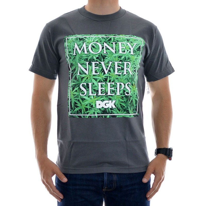 T-Shirt DGK Moneyfield - Charcoal