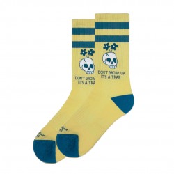 American socks Calcetines Altos Old School, Blanco