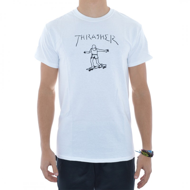 T-Shirt Thrasher Gonz - Branco